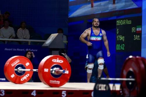 بدشانسی وزنه بردار ایران برای سهمیه سوم المپیک پاریس